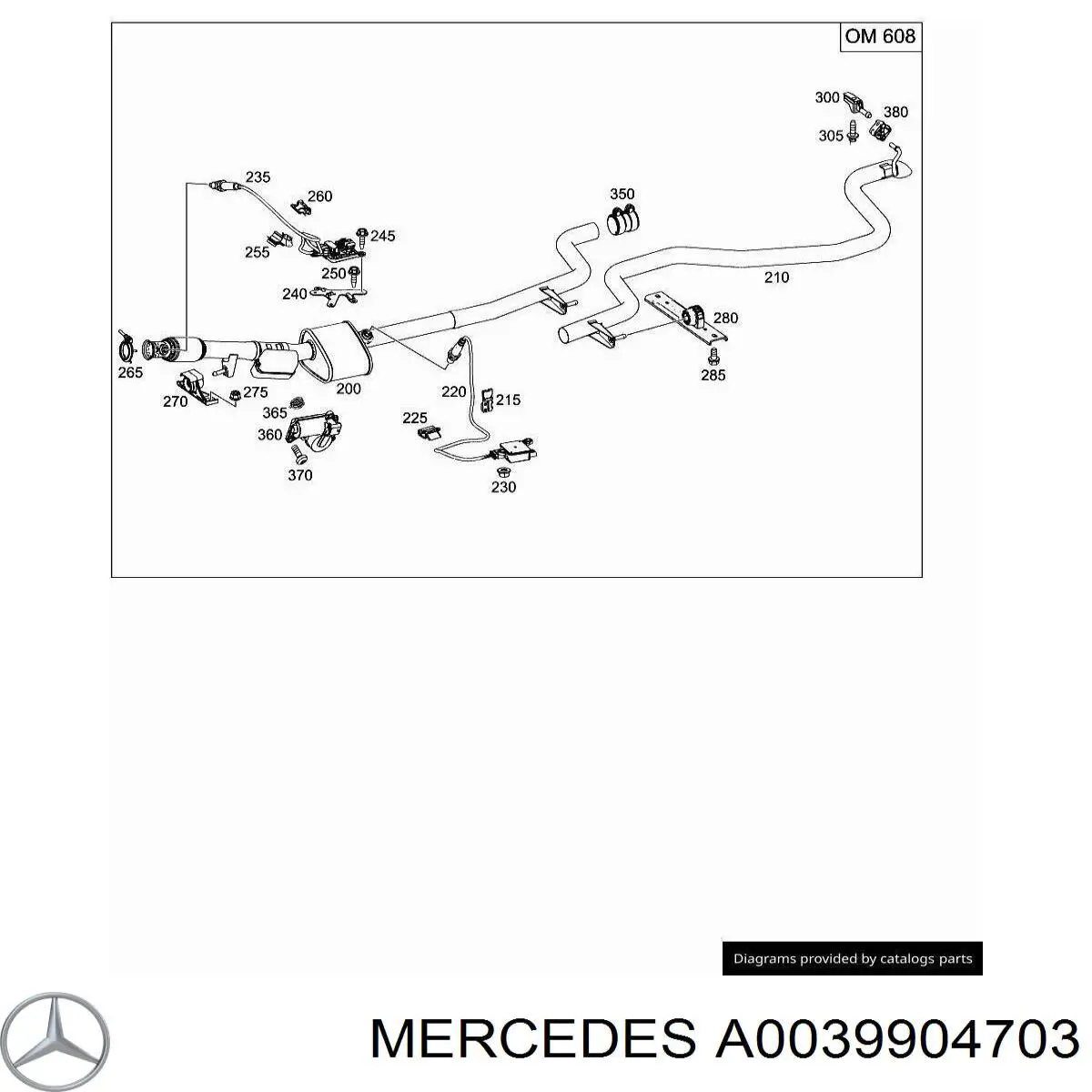 A0039904703 Mercedes 