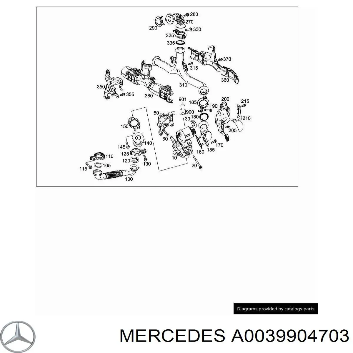 Mercedes A0039904703 ціна, від 2.27 USD