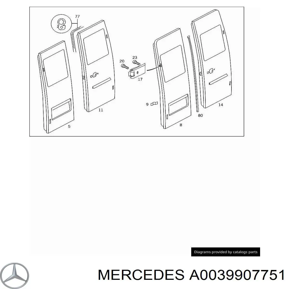  0039907751 Mercedes