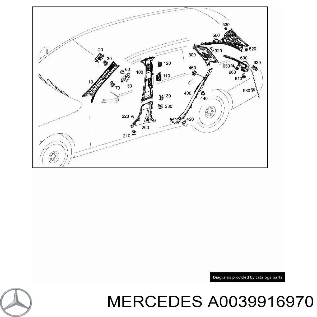  A0039916970 Mercedes