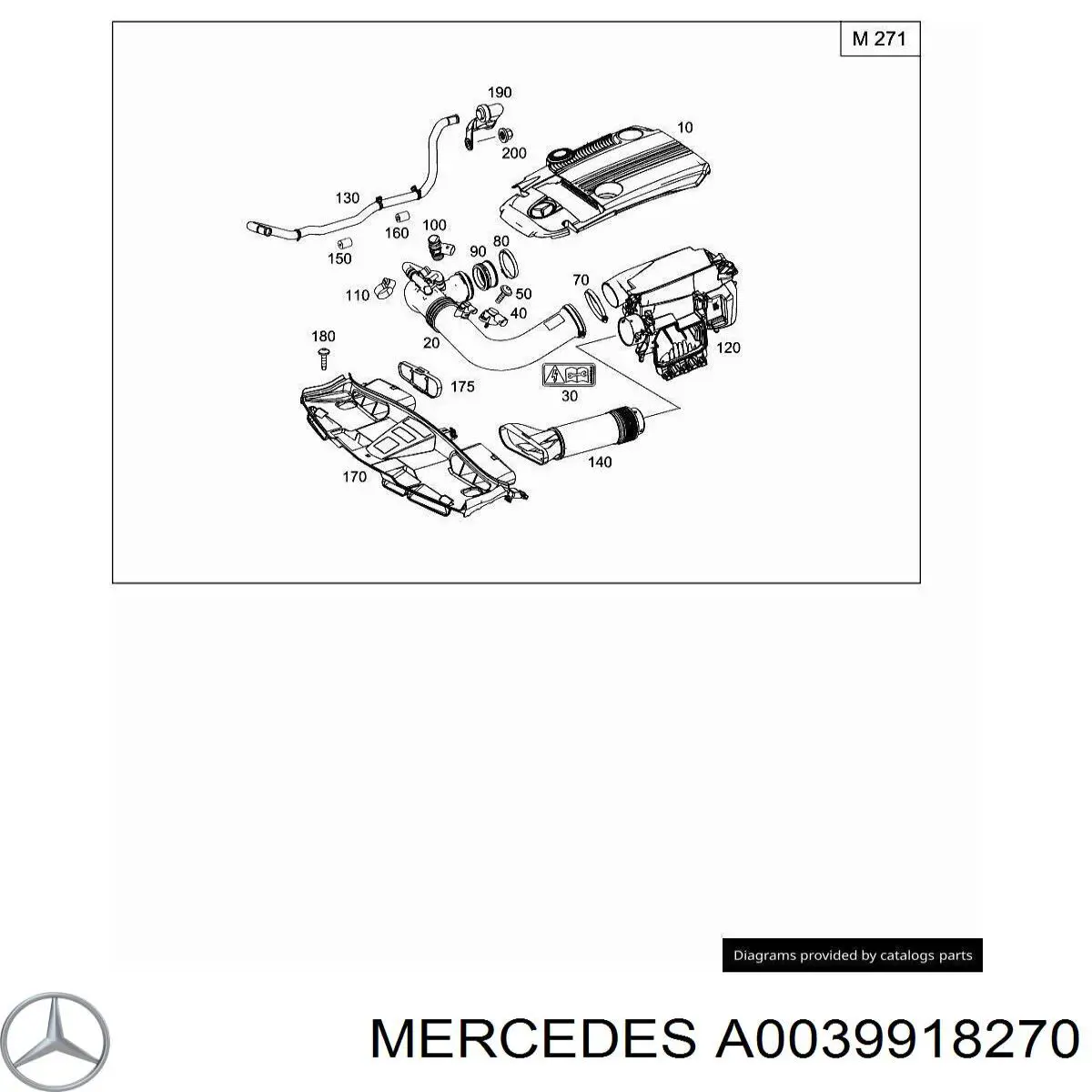  Mercedes A0039918270 ціна, від 2.36 USD