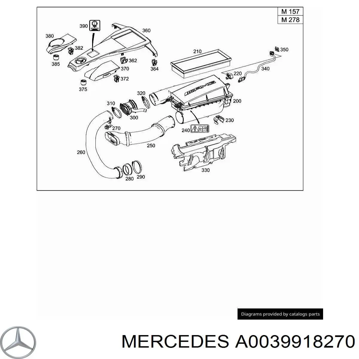 Купити A0039918270 Mercedes 