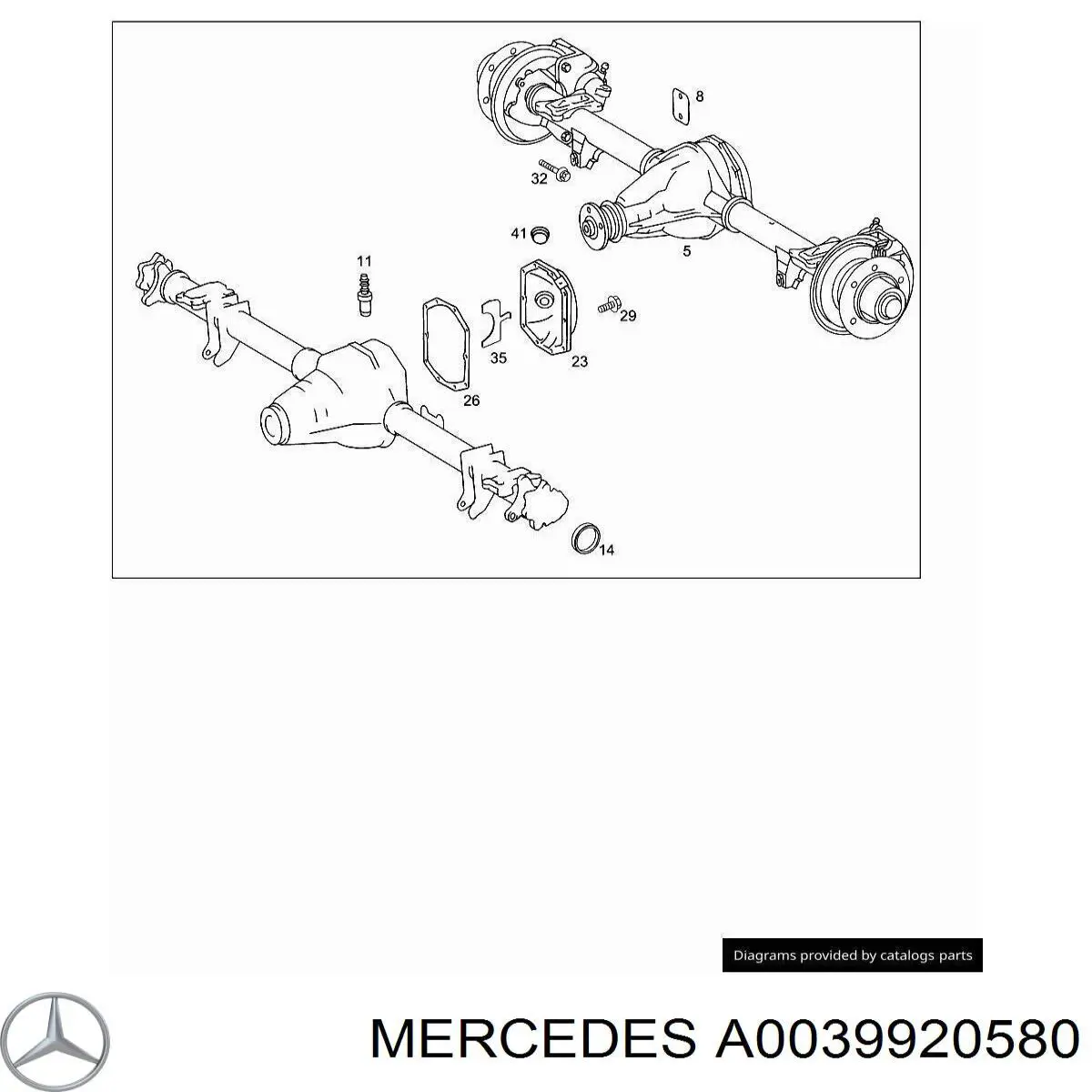  0039920580 Mercedes