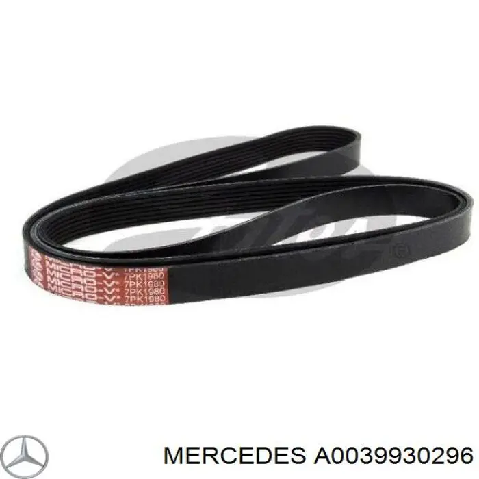 Клиновий ремінь Mercedes A0039930296 ціна, від 22.21 USD