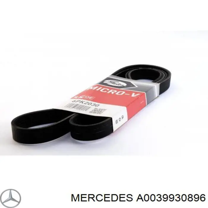 Клиновий ремінь Mercedes A0039930896 ціна, від 16.87 USD