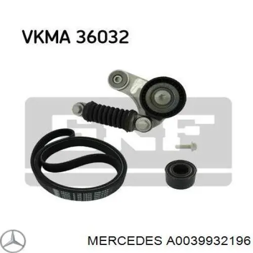 Купити A0039932196 Mercedes Ремінь генератора