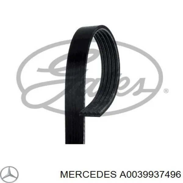 Купити A0039937496 Mercedes Ремінь приводний, агрегатів, комплект