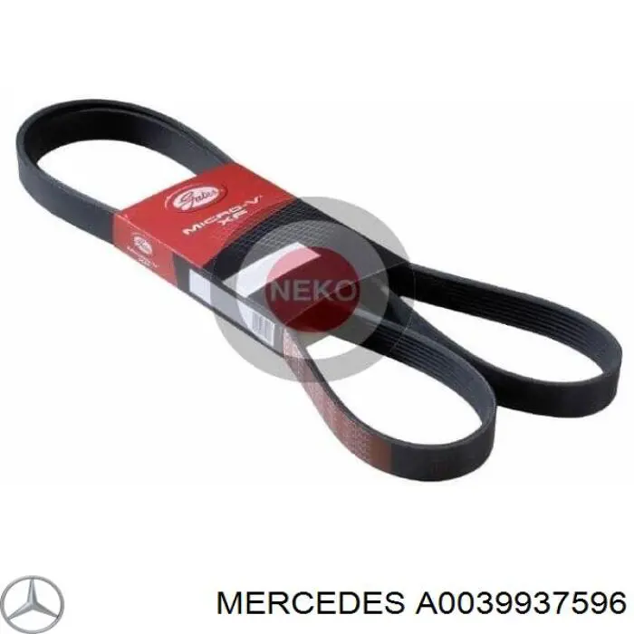 Купити A0039937596 Mercedes Ремінь приводний, агрегатів, комплект