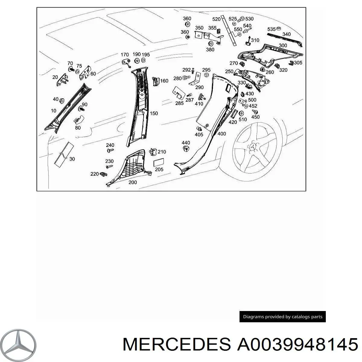  A0039948145 Mercedes