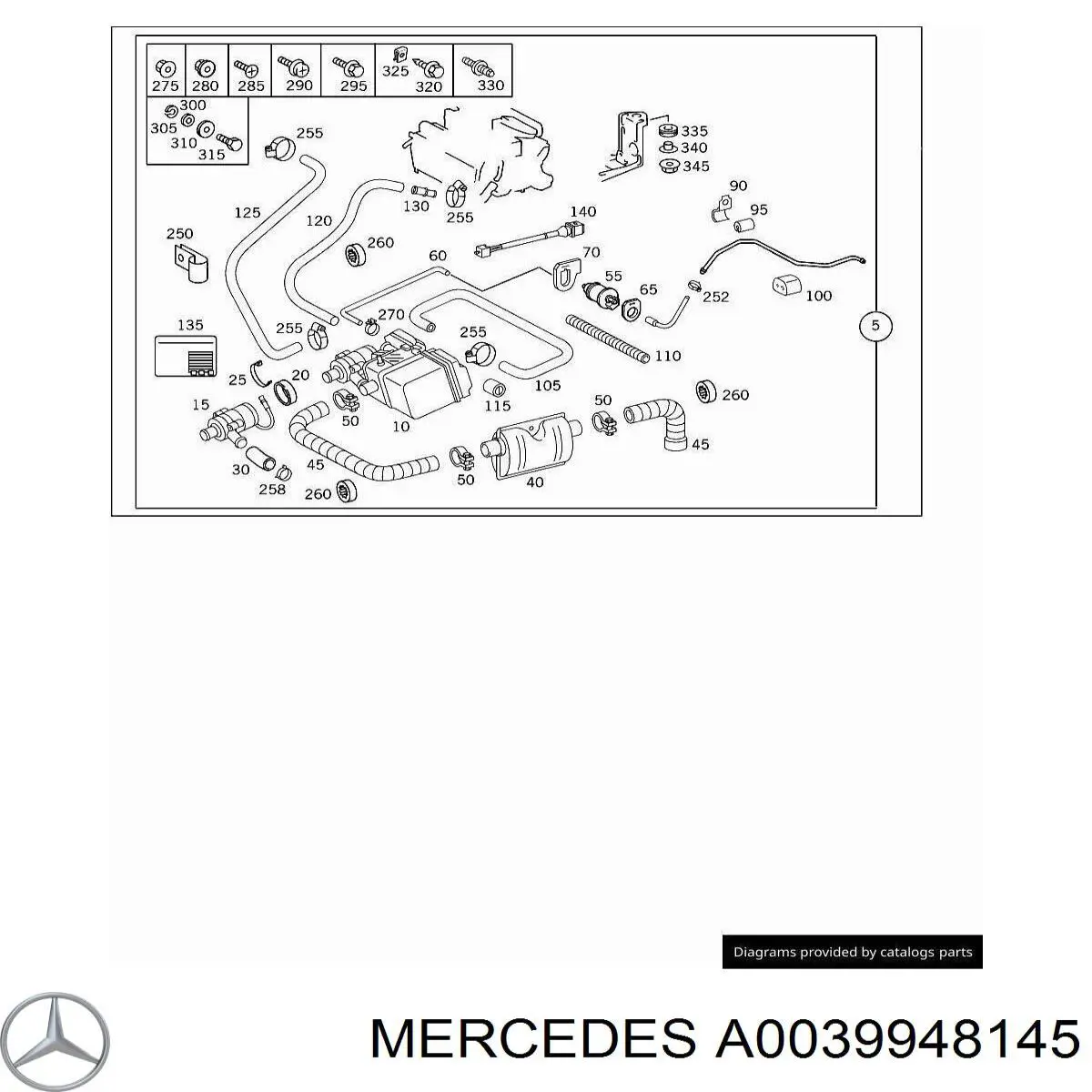  A0039947945 Mercedes