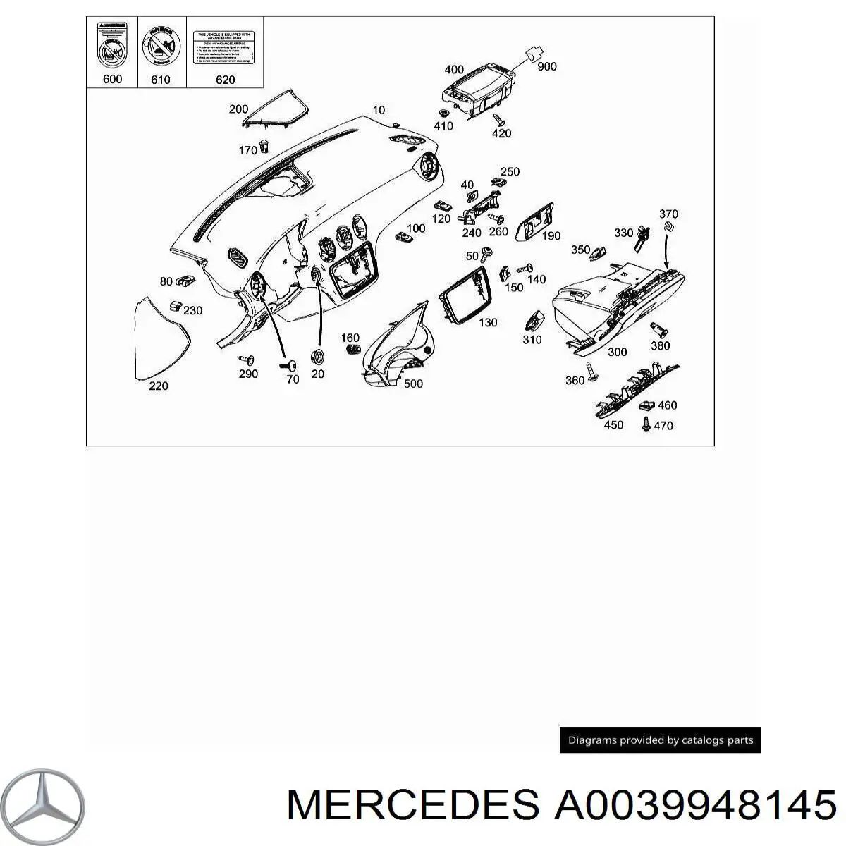  Mercedes A0039948145 ціна, від 0.50 USD