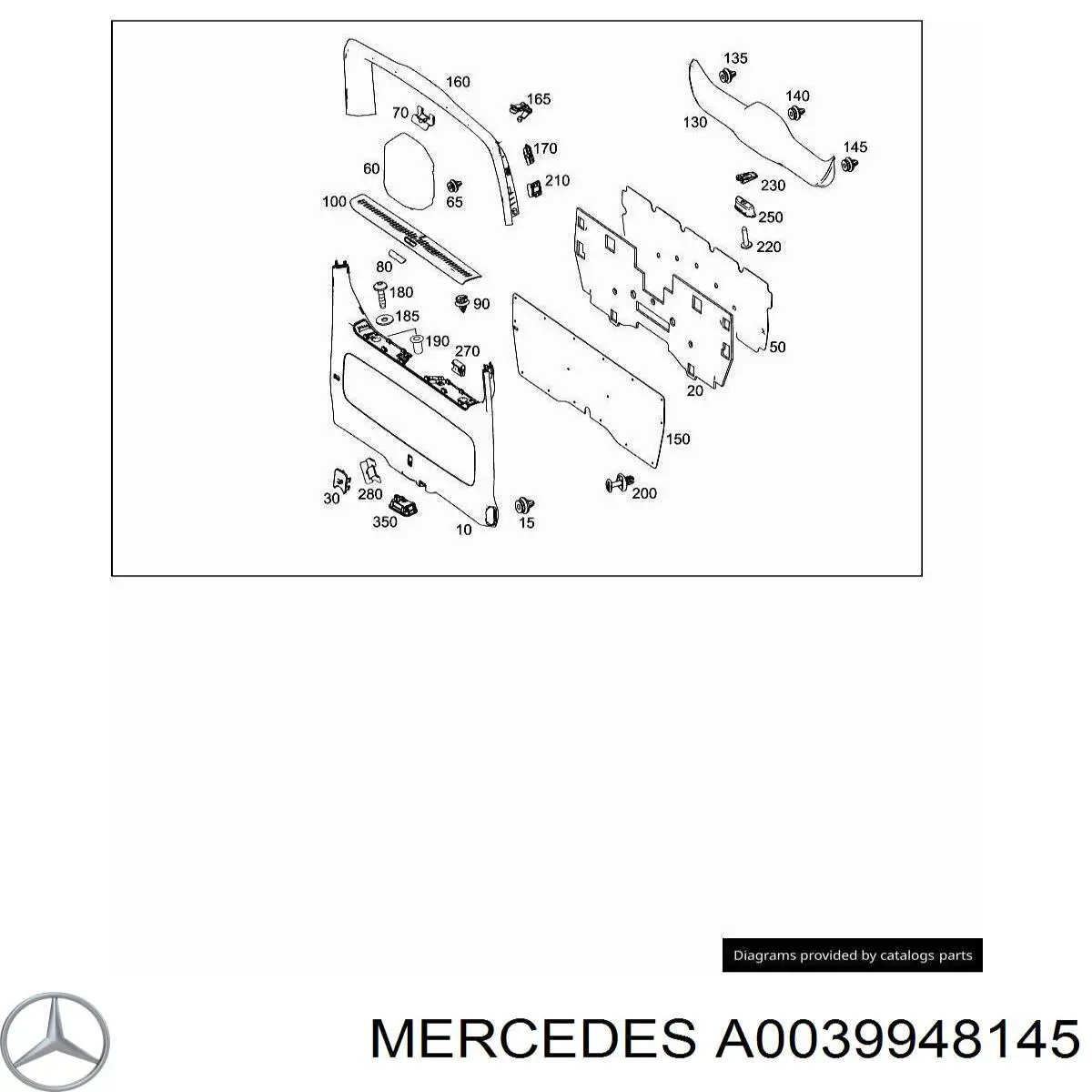 Купити A0039948145 Mercedes 