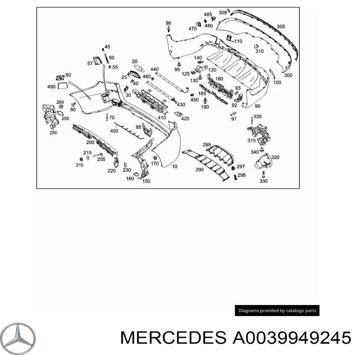 A0039949245 Mercedes 
