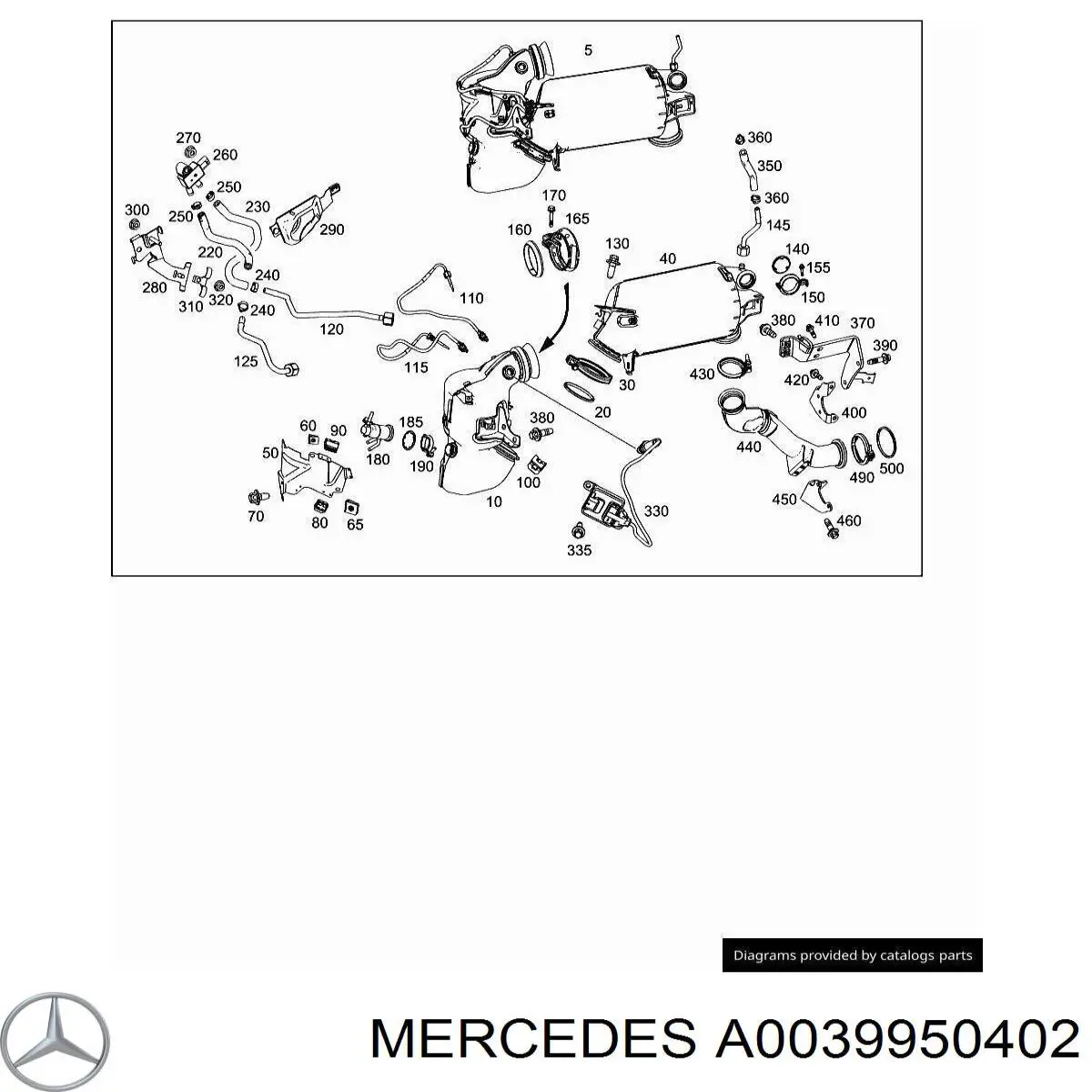 A0039950402 Mercedes 