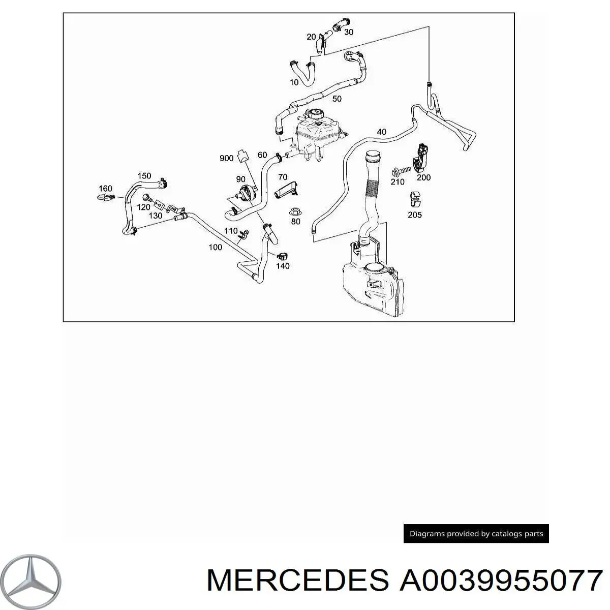  Mercedes A0039955077 ціна, від 4.69 USD