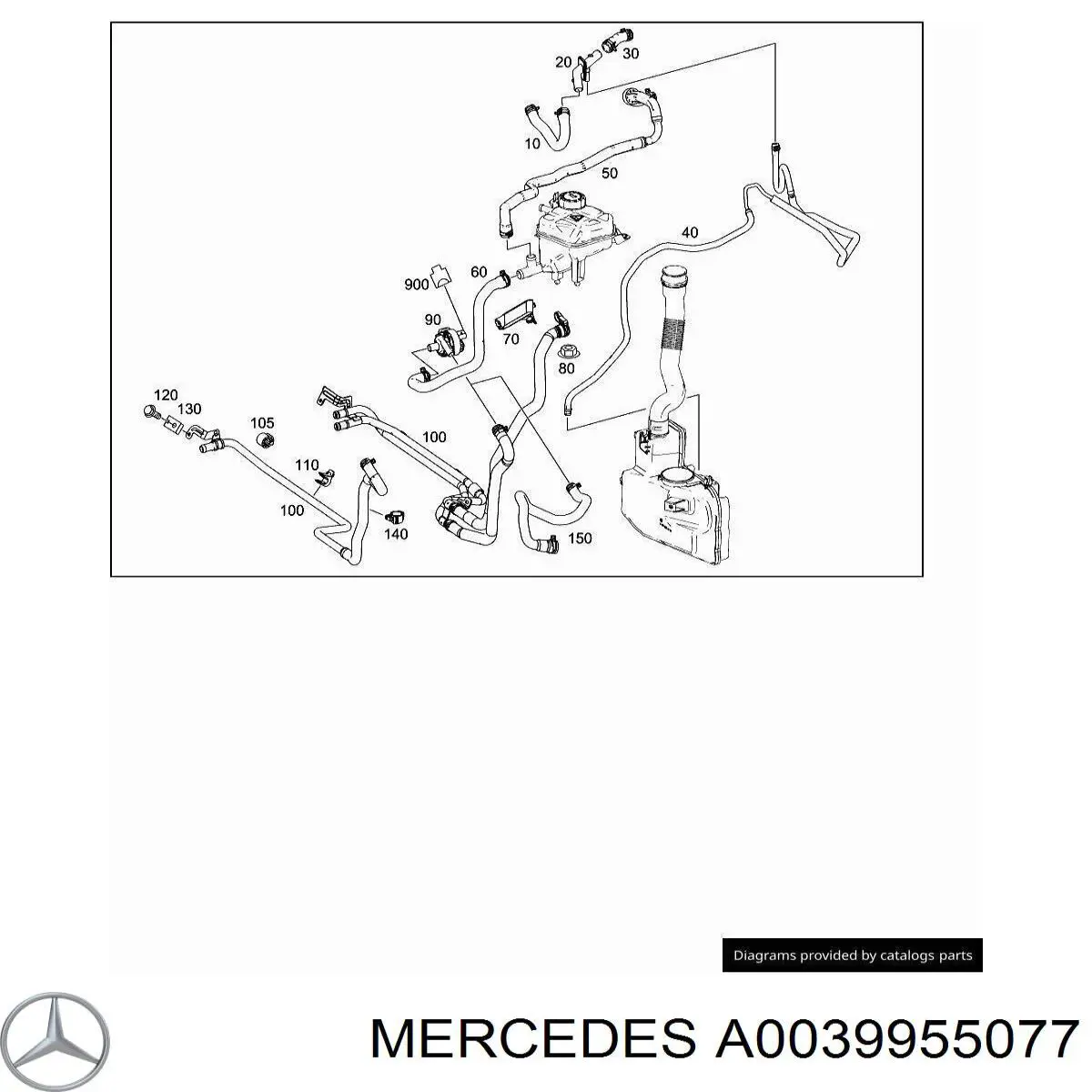 A0039955077 Mercedes 