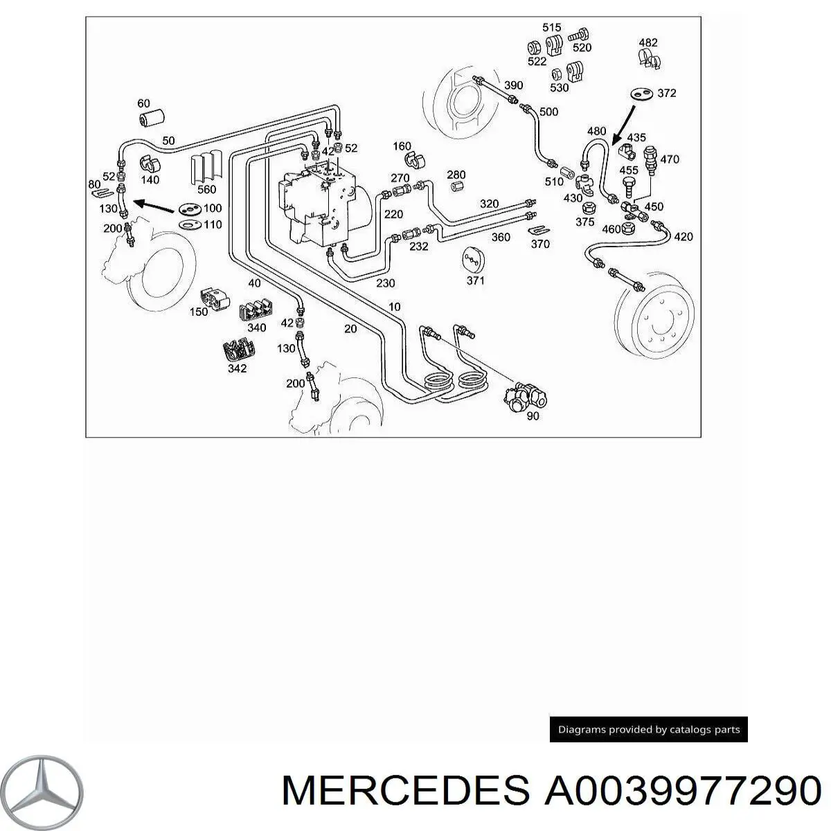 Клиновий ремінь Mercedes A0039977290 ціна, від 1.20 USD