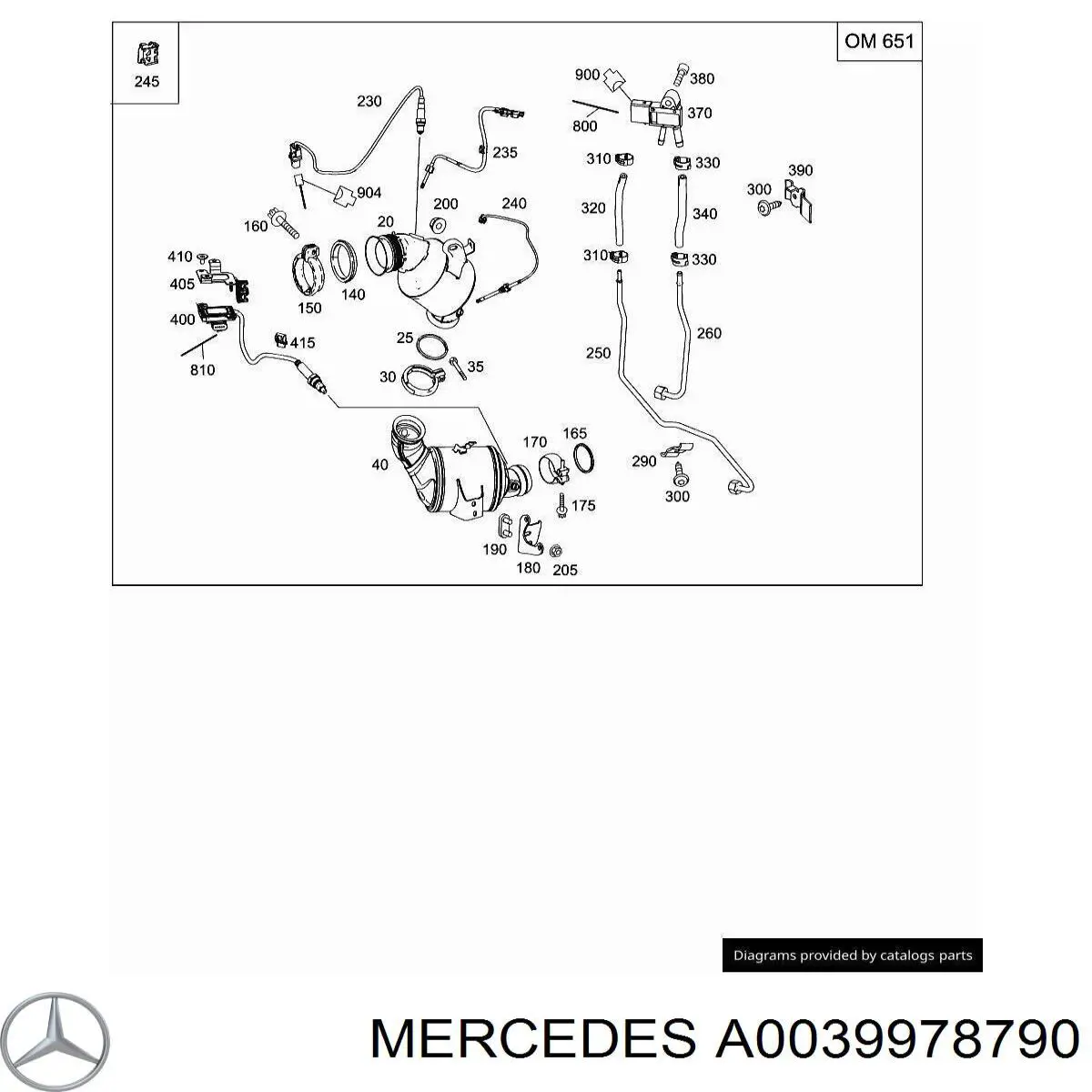 Mercedes A0039978790