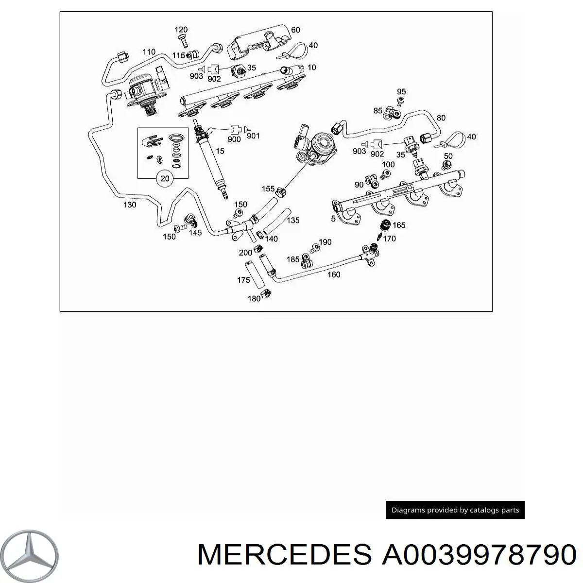 A0039978790 Mercedes 