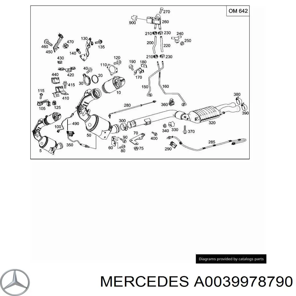  Mercedes A0039978790 ціна, від 5.30 USD