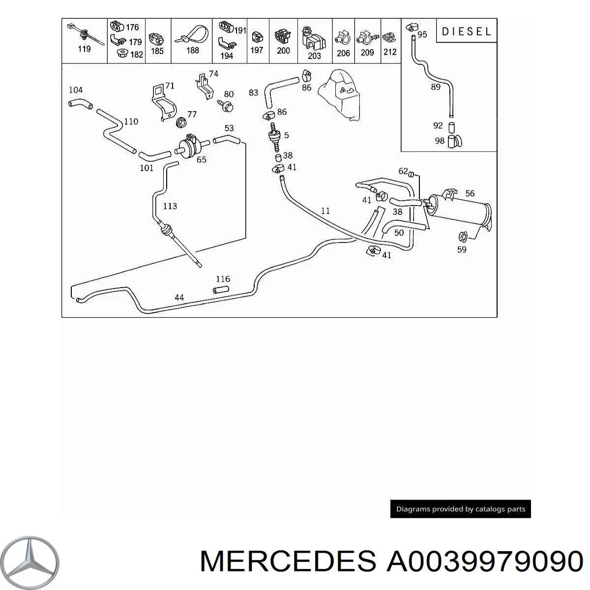  A0039979090 Mercedes