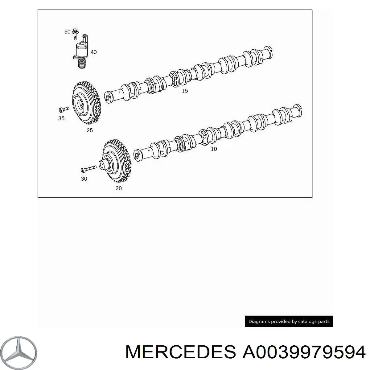 Ланцюг Mercedes A0039979594 ціна, від 96.26 USD