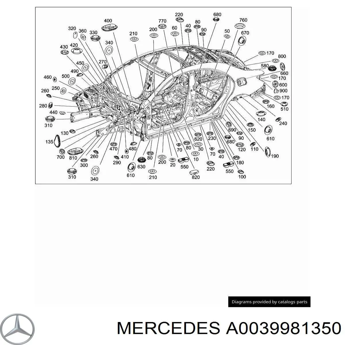 Купити A0039975786 Mercedes Подушка домкрата нижня, піддомкратники