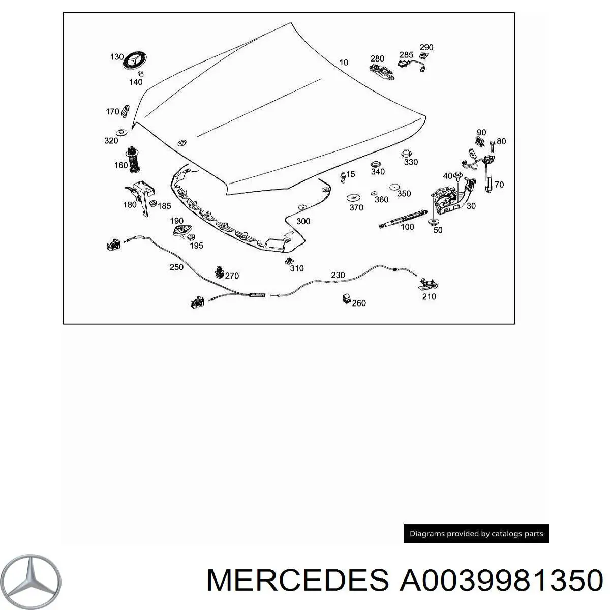 A0019987050 Mercedes Подушка домкрата нижня, поддомкратники