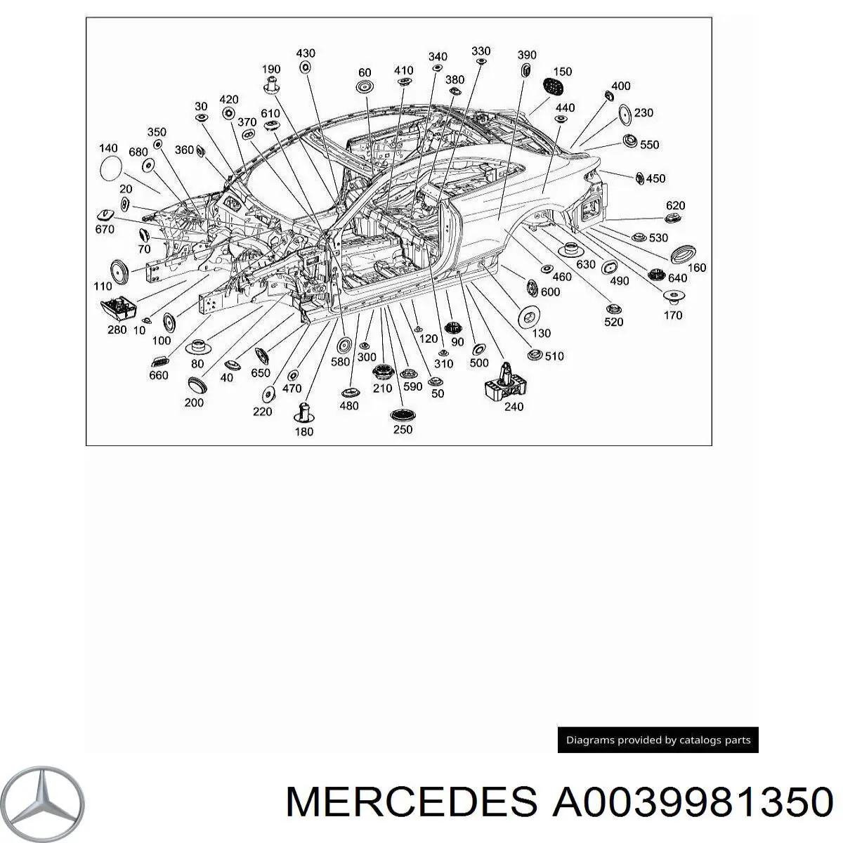  0039981350 Mercedes