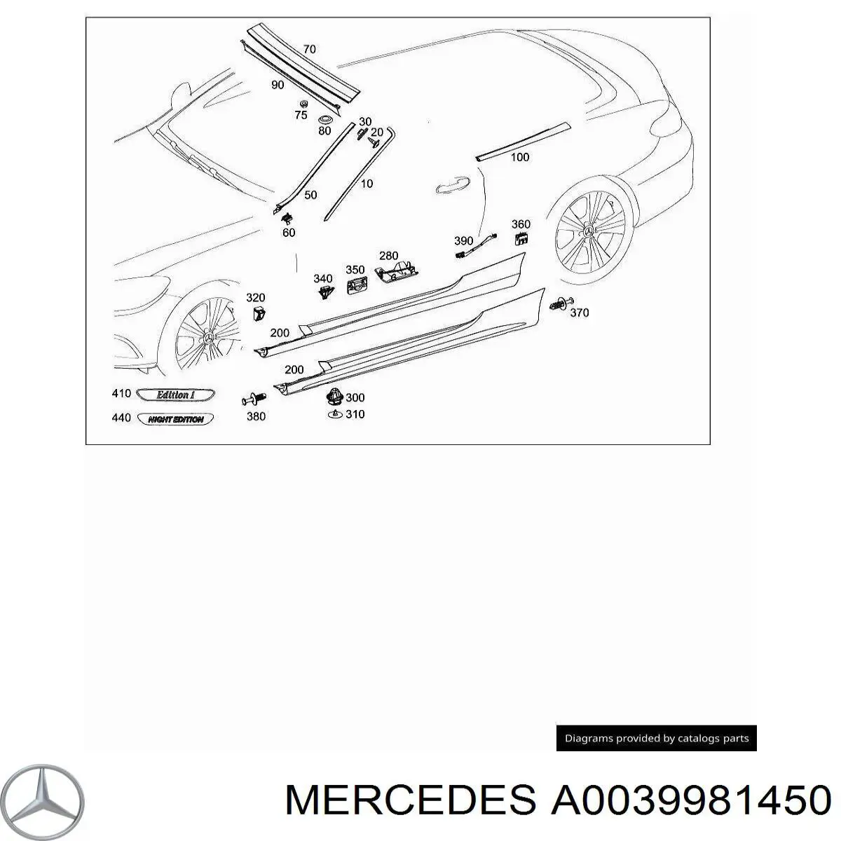  0039981450 Mercedes