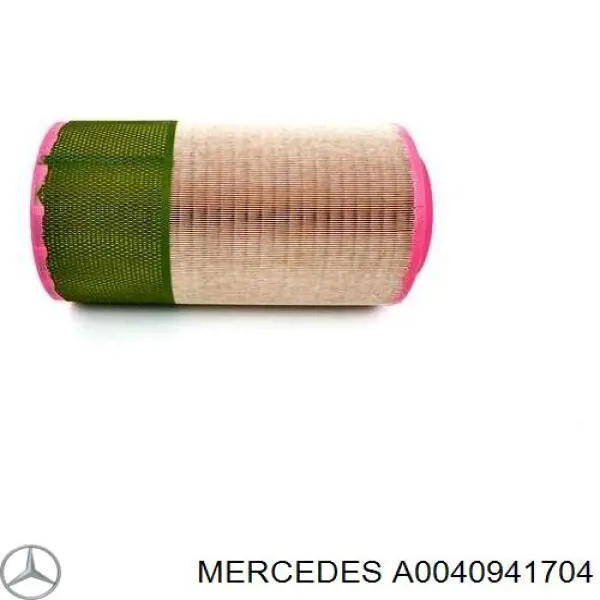 A0040941704 Mercedes Повітряний фільтр двигуна