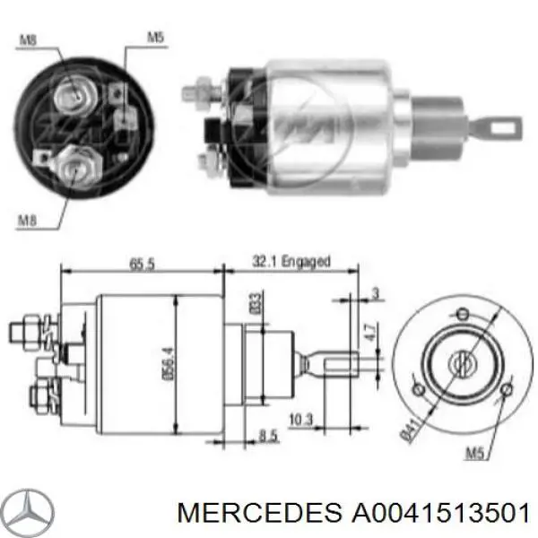Стартер Mercedes A0041513501 ціна, від 97.91 USD