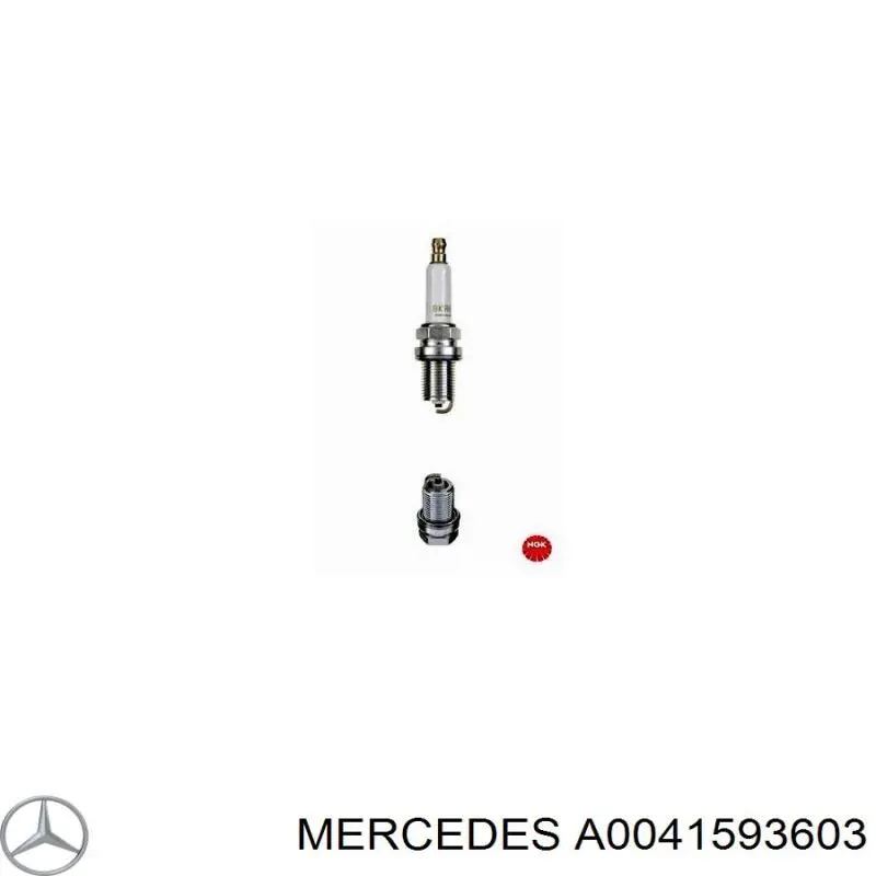 Свічки автомобільні Mercedes A0041593603 ціна, від 10.67 USD