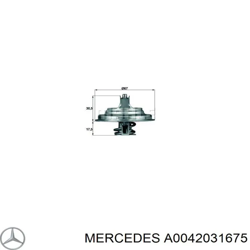 A0042031675 Mercedes термостат