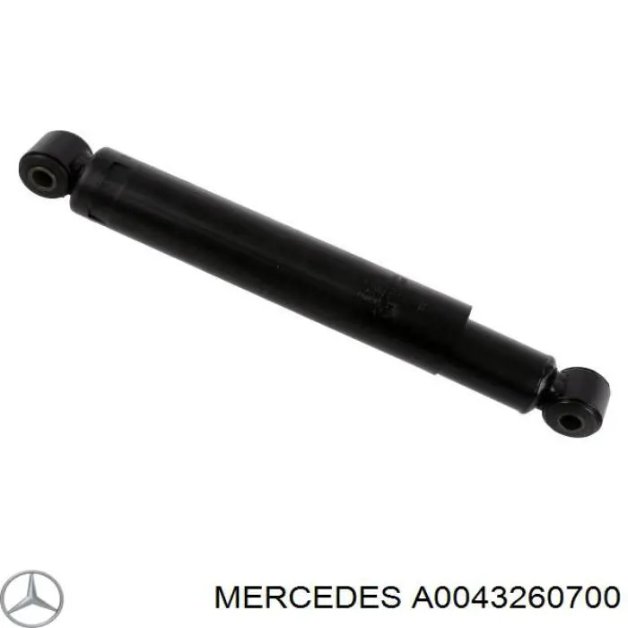 Амортизатор задній Mercedes A0043260700 ціна, від 38.25 USD