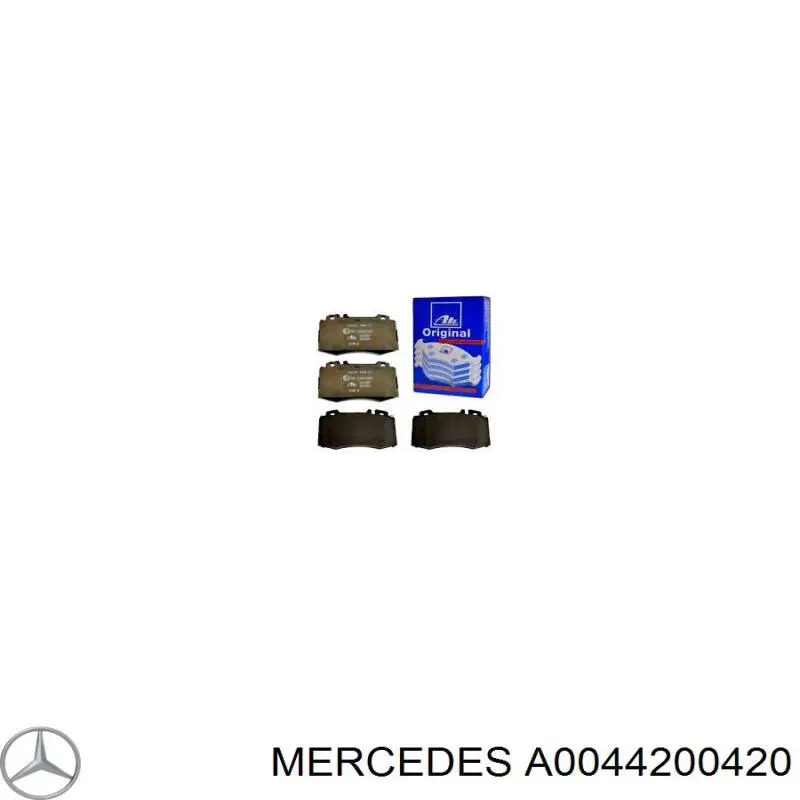 Гальмівні колодки Mercedes A0044200420 ціна, від 29.06 USD