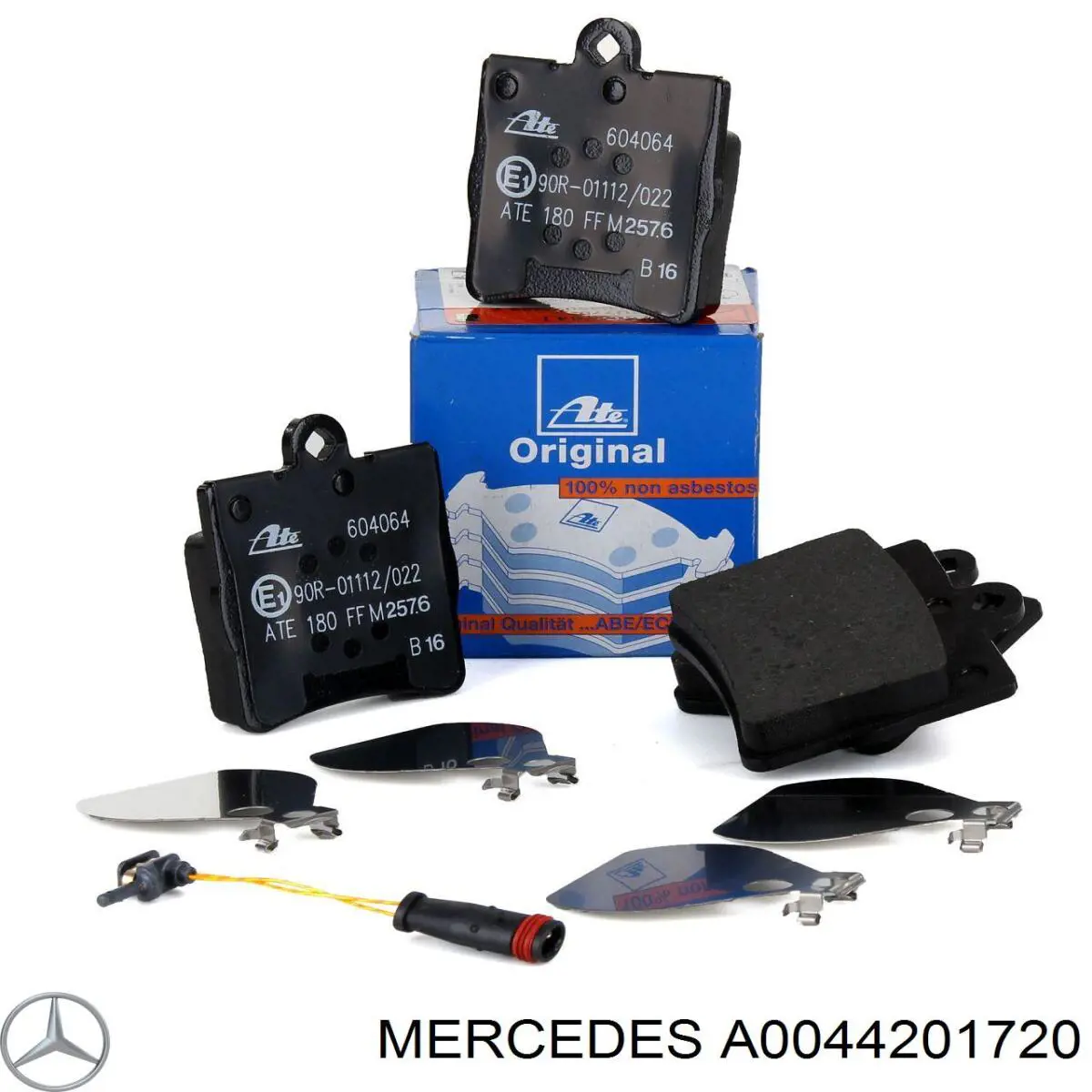Задні гальмівні колодки Mercedes A0044201720 ціна, від 16.44 USD