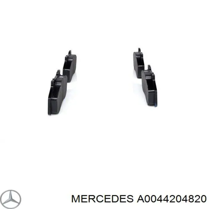 Задні гальмівні колодки Mercedes A0044204820 ціна, від 35.56 USD