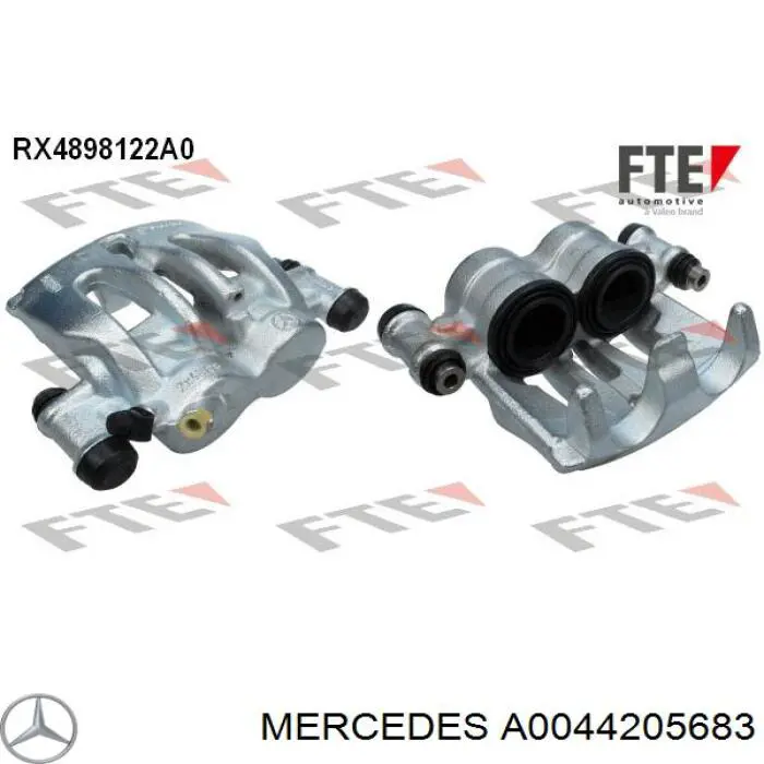 Купити A0044205683 Mercedes Супорт гальмівний передній правий