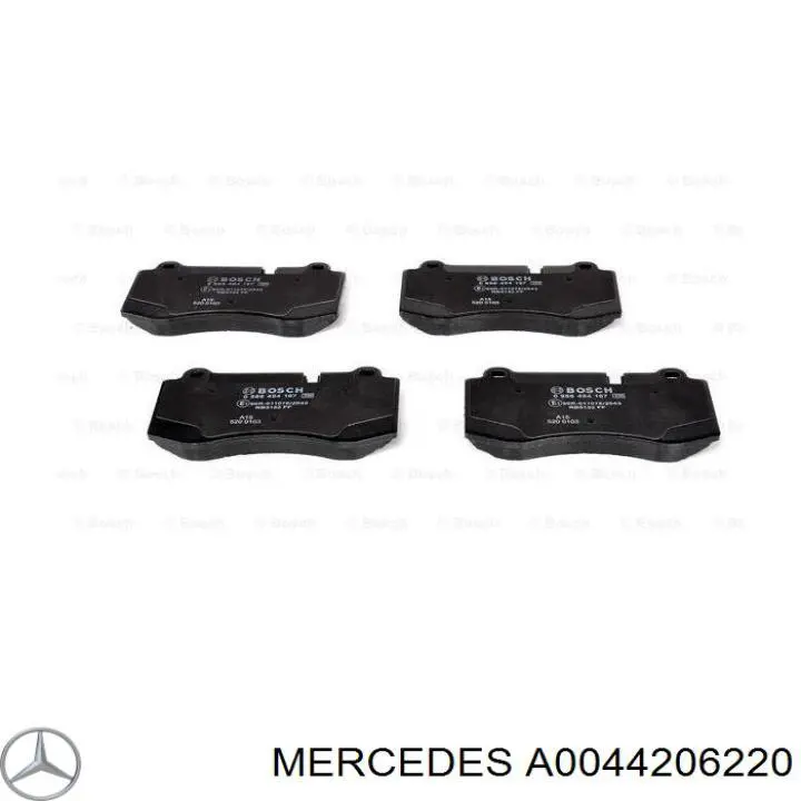 Гальмівні колодки Mercedes A0044206220 ціна, від 47.35 USD