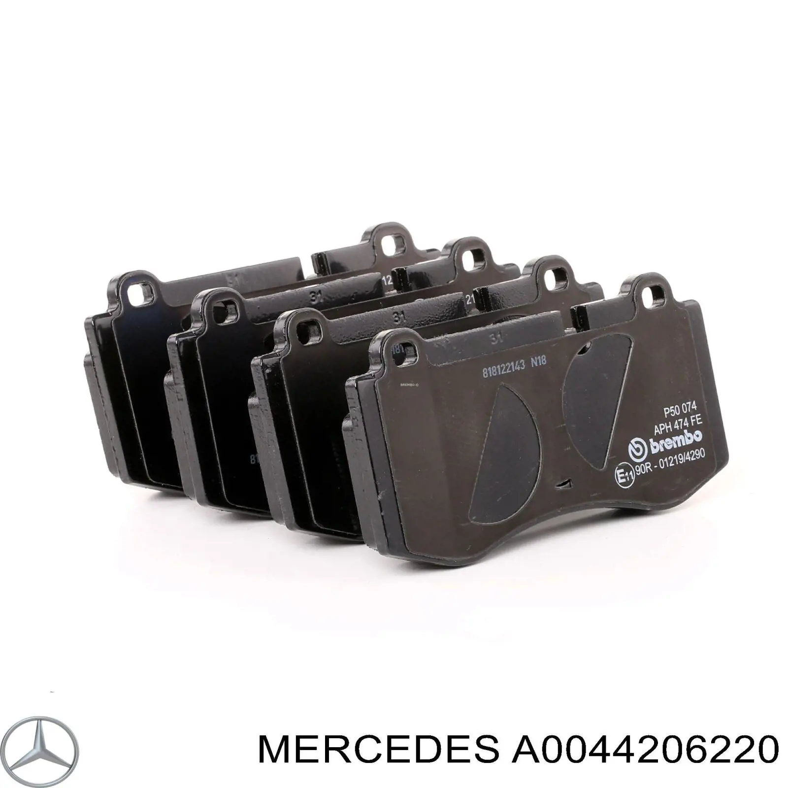 Передні тормозні колодки A0044206220 Mercedes