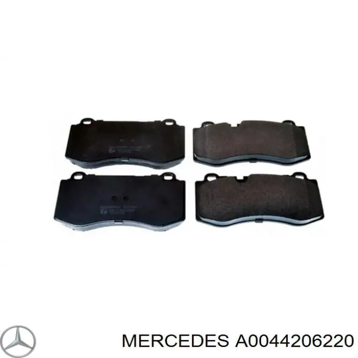 Тормозні колодки Mercedes A0044206220