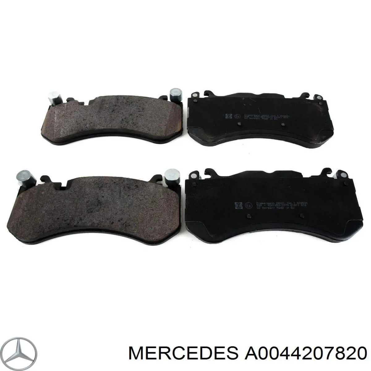Задні гальмівні колодки Mercedes A0044207820 ціна, від 14.99 USD