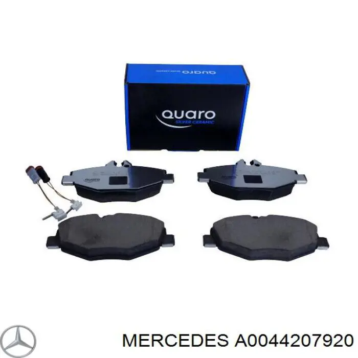 Гальмівні колодки Mercedes A0044207920 ціна, від 36.01 USD