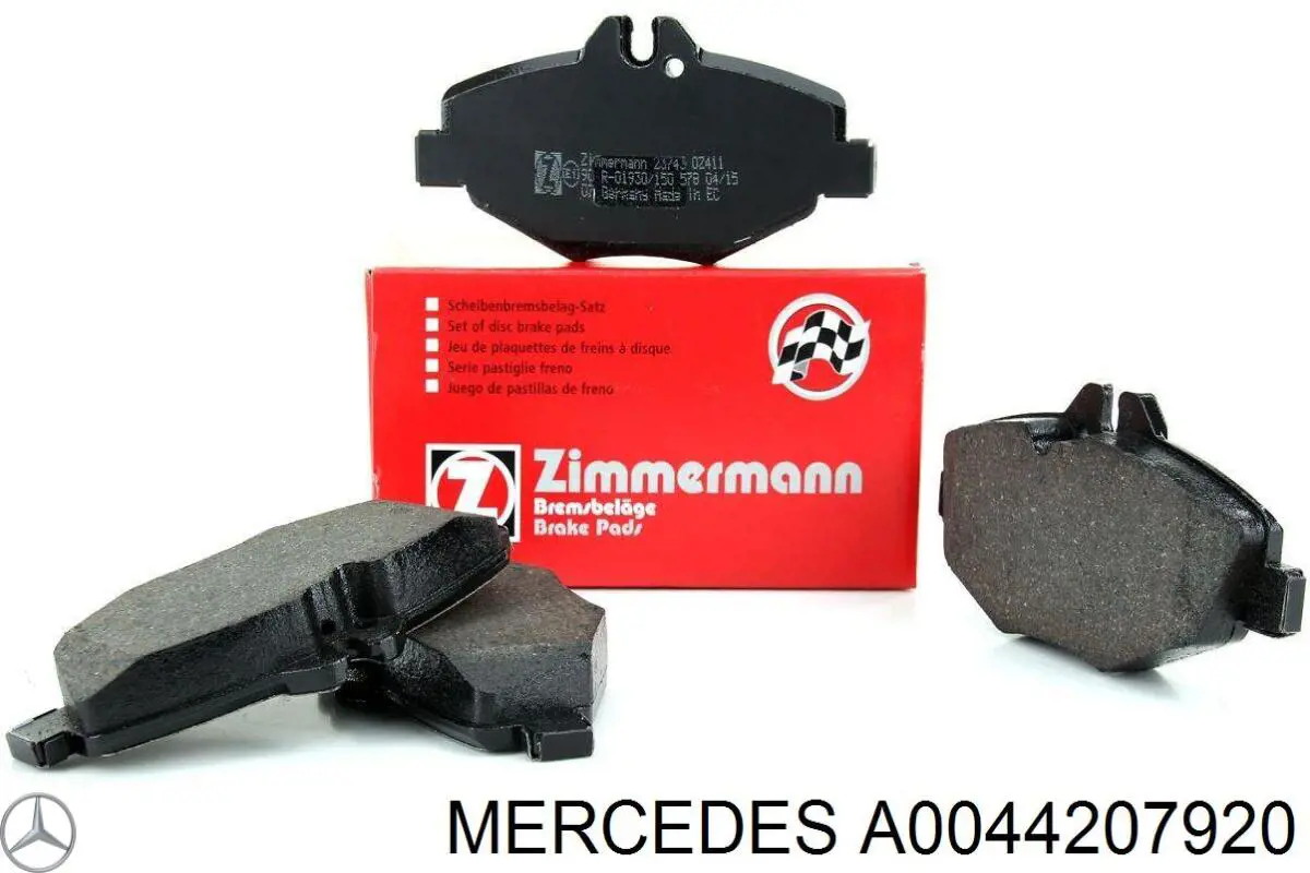A0044207920 Mercedes Передні гальмівні колодки