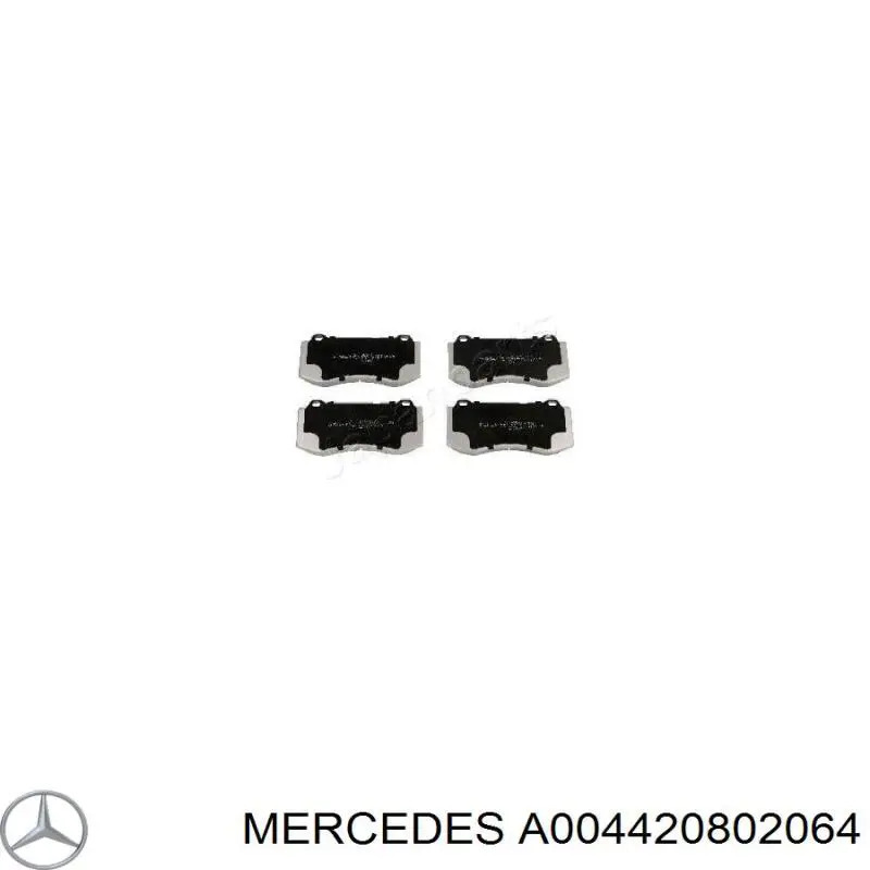 A004420802064 Mercedes Передні гальмівні колодки