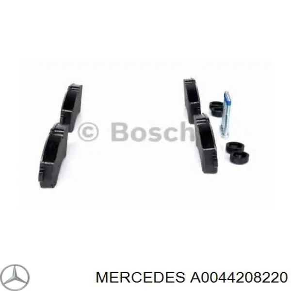 Гальмівні колодки Mercedes A0044208220 ціна, від 32.45 USD