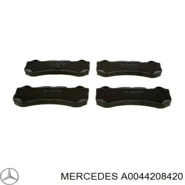 Колодки гальмівні передні, дискові A0044208420 Mercedes