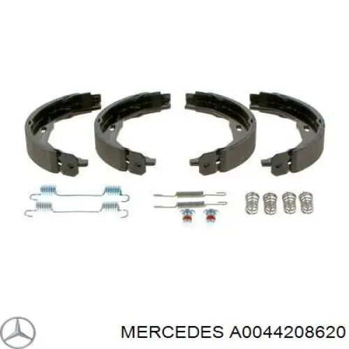 Колодки ручника / стоянкового гальма Mercedes A0044208620 ціна, від 18.89 USD