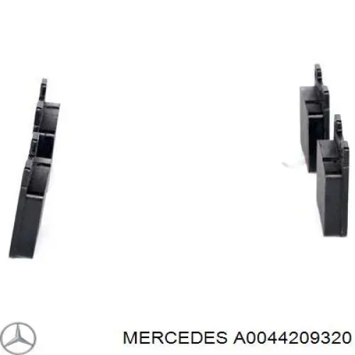 Купити A0044209320 Mercedes Задні колодки